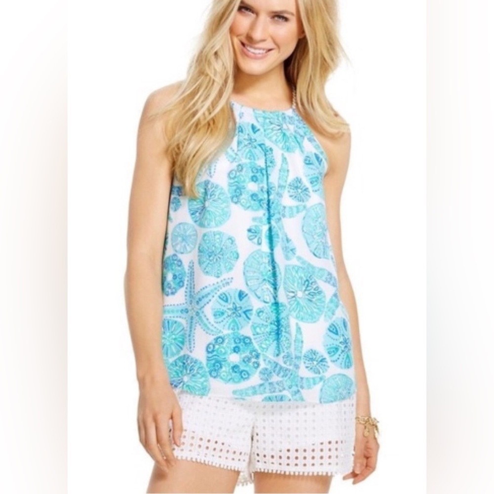 NWT - Lilly Pulitzer for Target Sea Urchin For You Halter Swing Tank - Size S